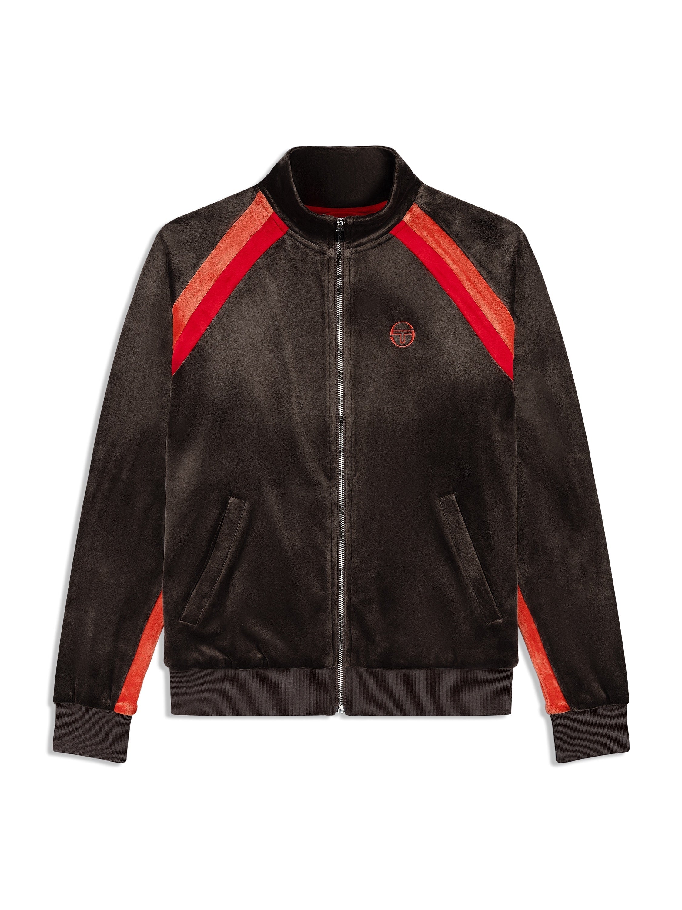 Banda Velour Track Jacket- Mulch