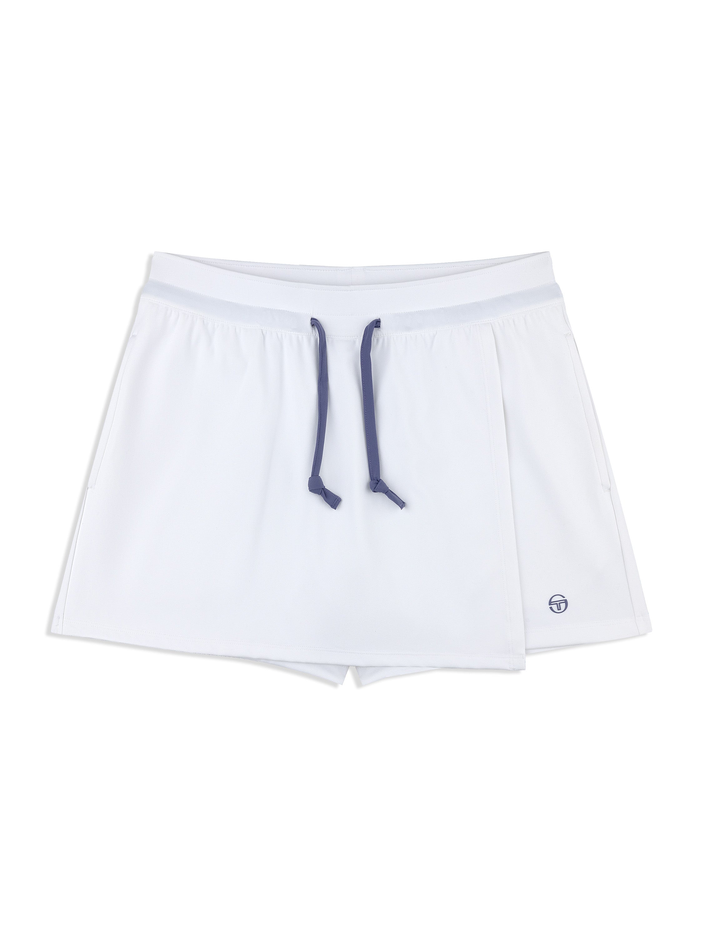 Agata Wrap Skort- Brilliant White