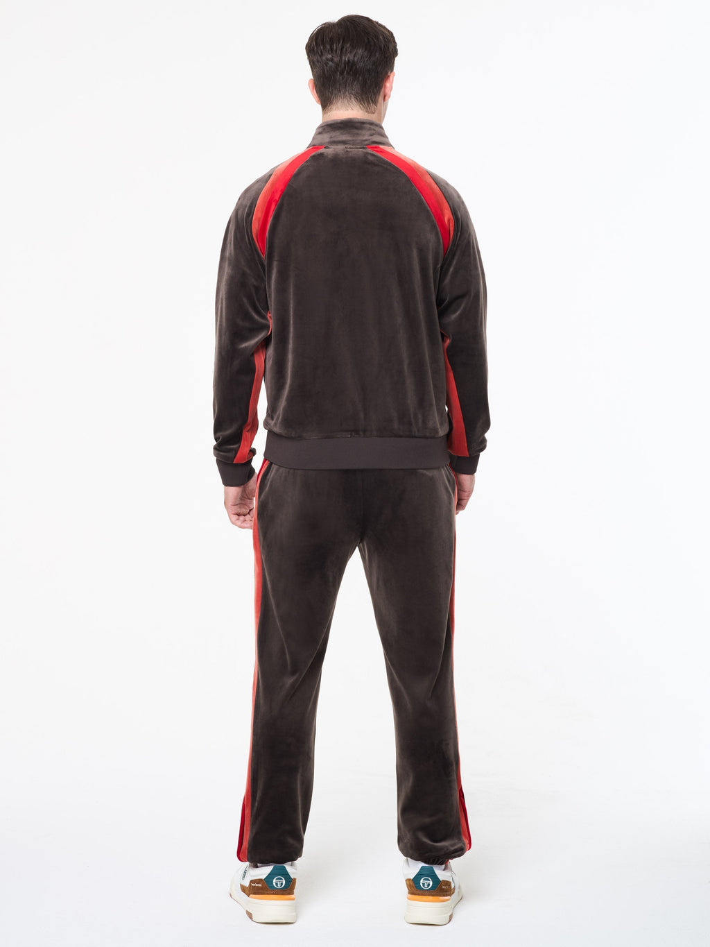 Banda Velour Track Jacket- Mulch