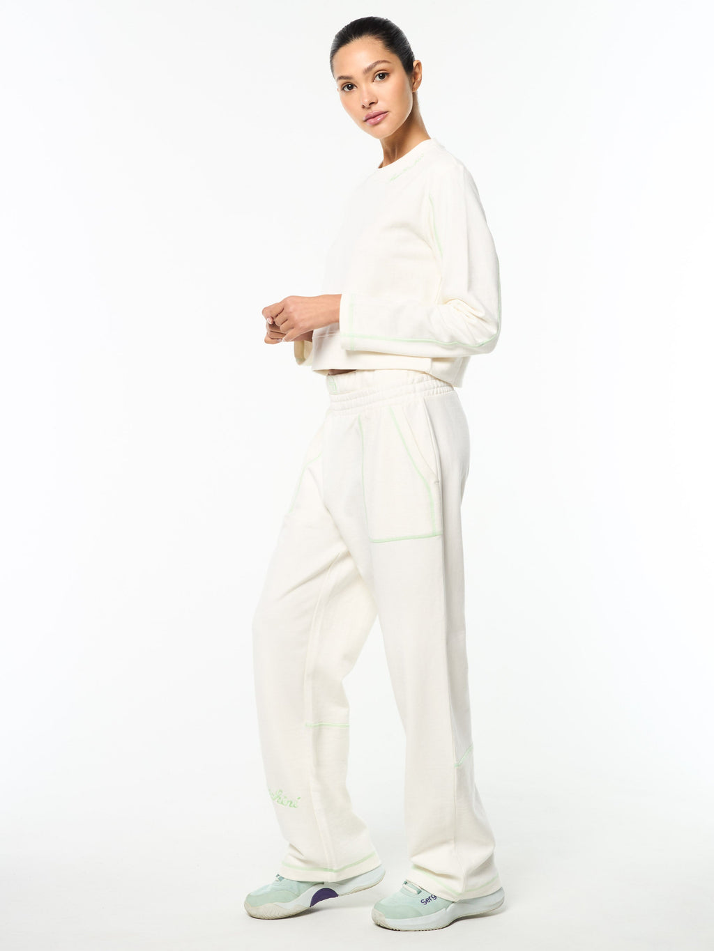 Greta Crewneck- Gardenia