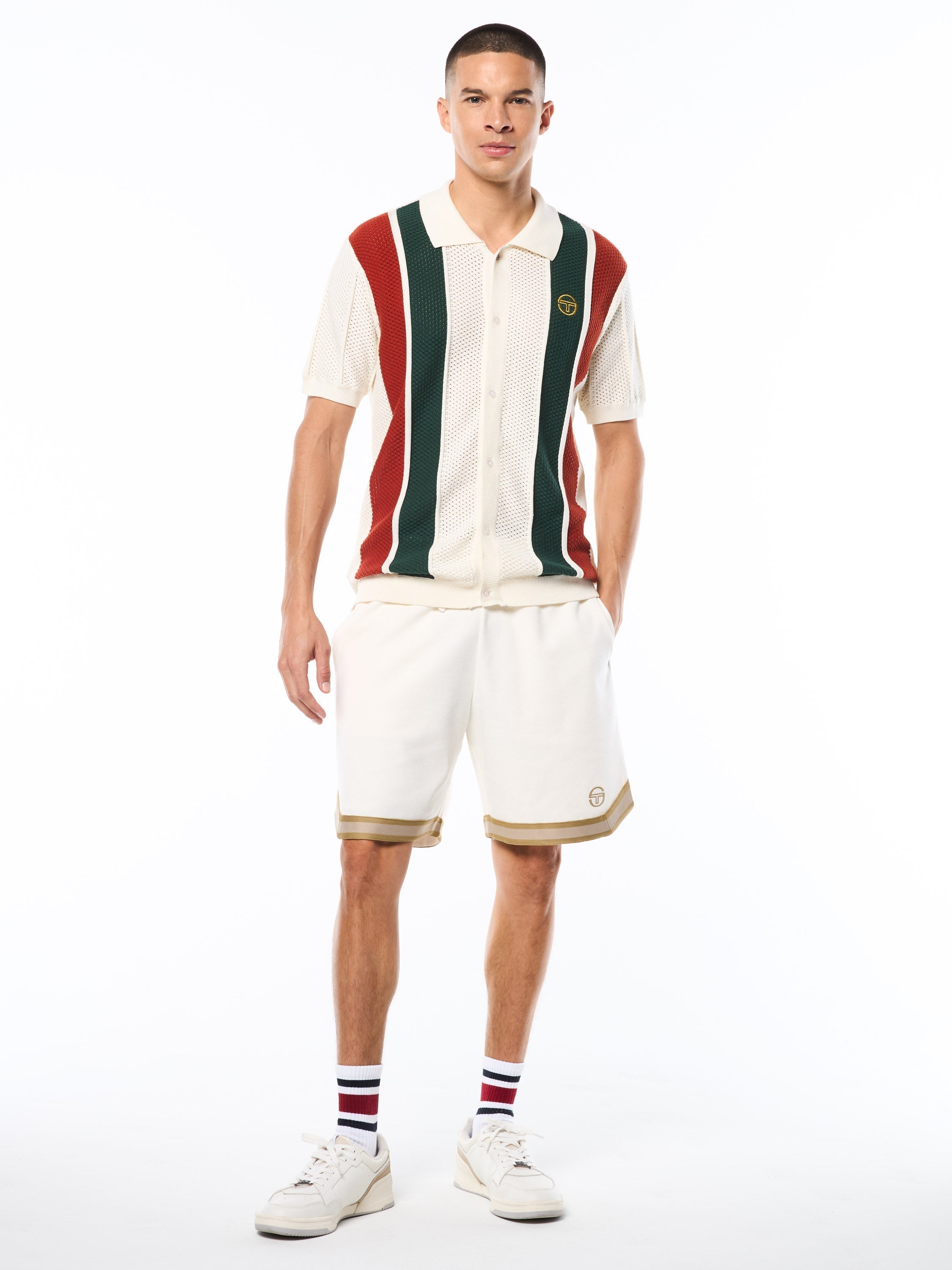 Montell Knit Polo-Gardenia
