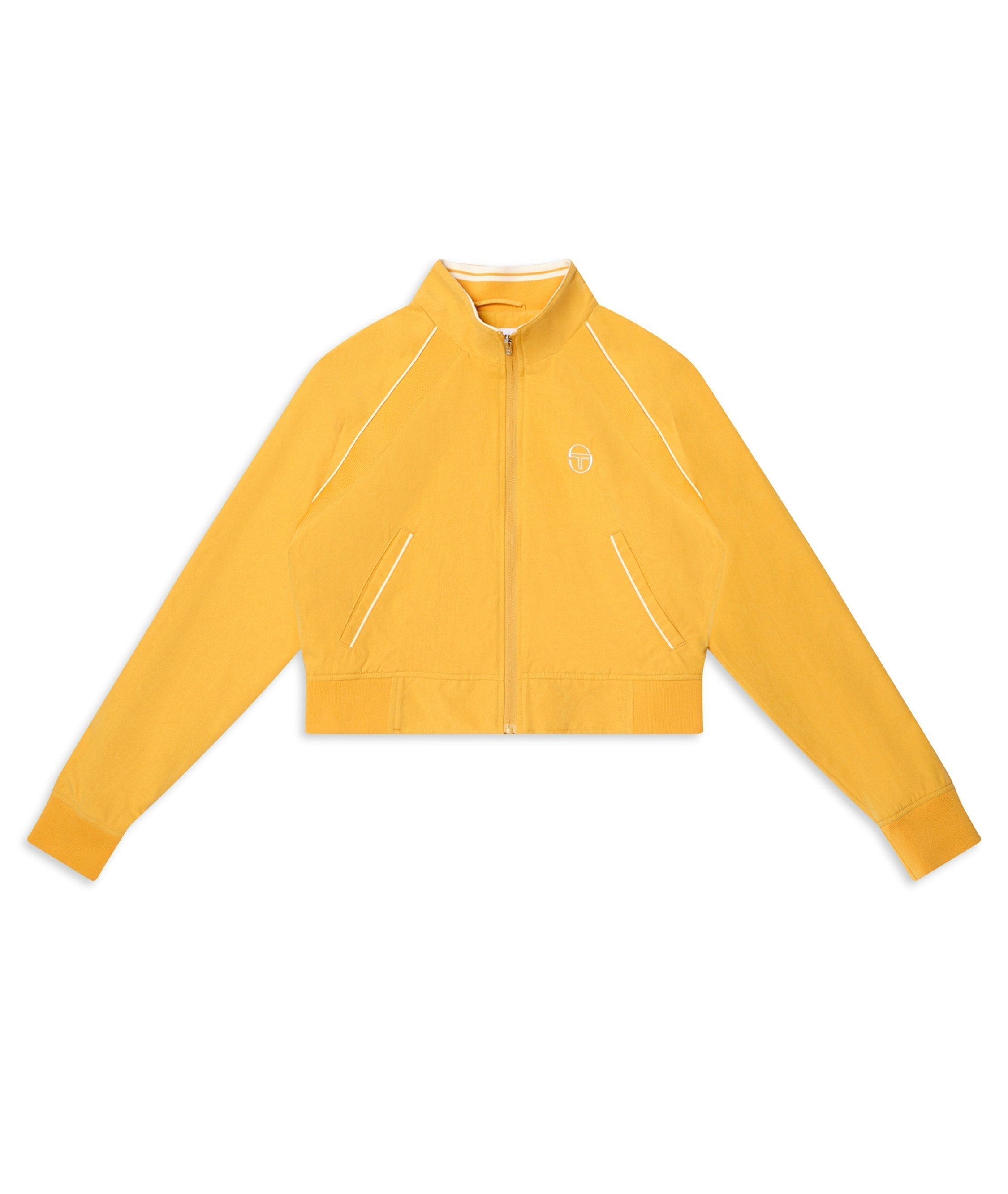 Via Track Jacket-Honey Gold
